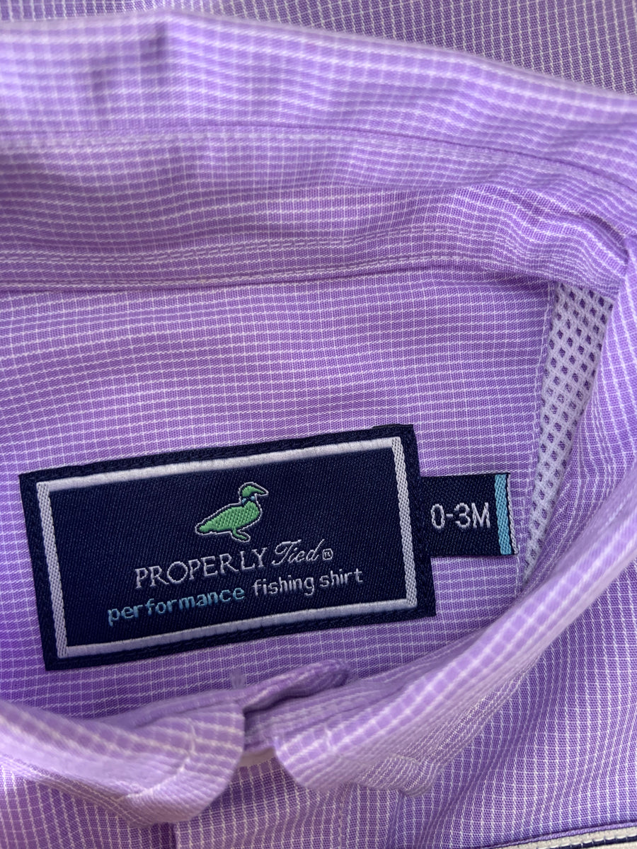 Properly Tied Performance Fishing Shortall Purple