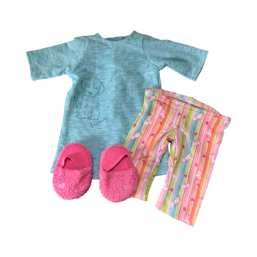 American Girl 18” Doll Honey PJ Set