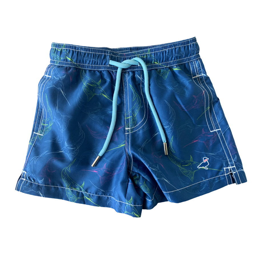 Properly Tied Swim Trunks Blue Marlin