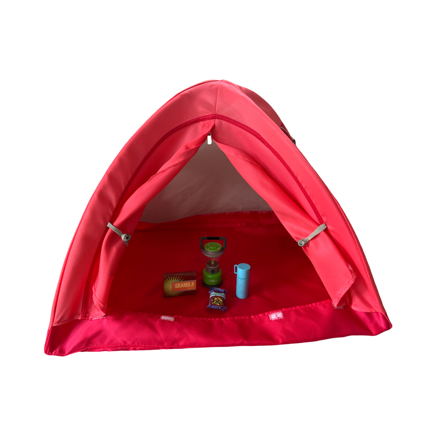 American Girl 18” Doll Great Outdoors Tent and Accessories