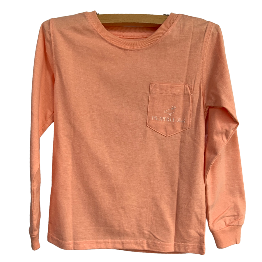 Properly Tied LS T-Shirt Bee | Melon Heather