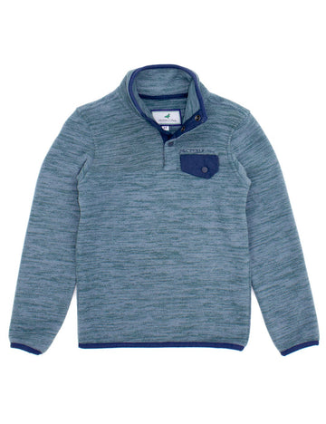 Properly Tied Nova Pullover | Stone Blue