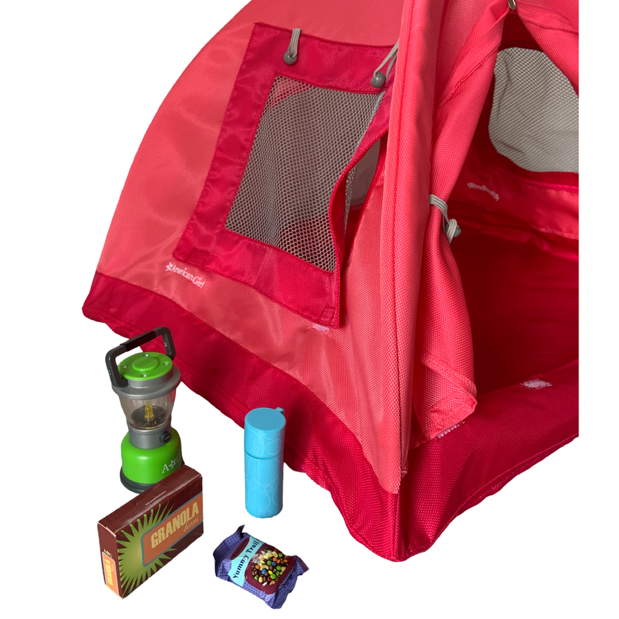 American Girl 18” Doll Great Outdoors Tent and Accessories