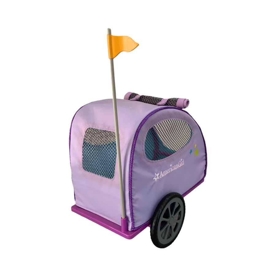 American Girl Trail Bike and Pet Trailer