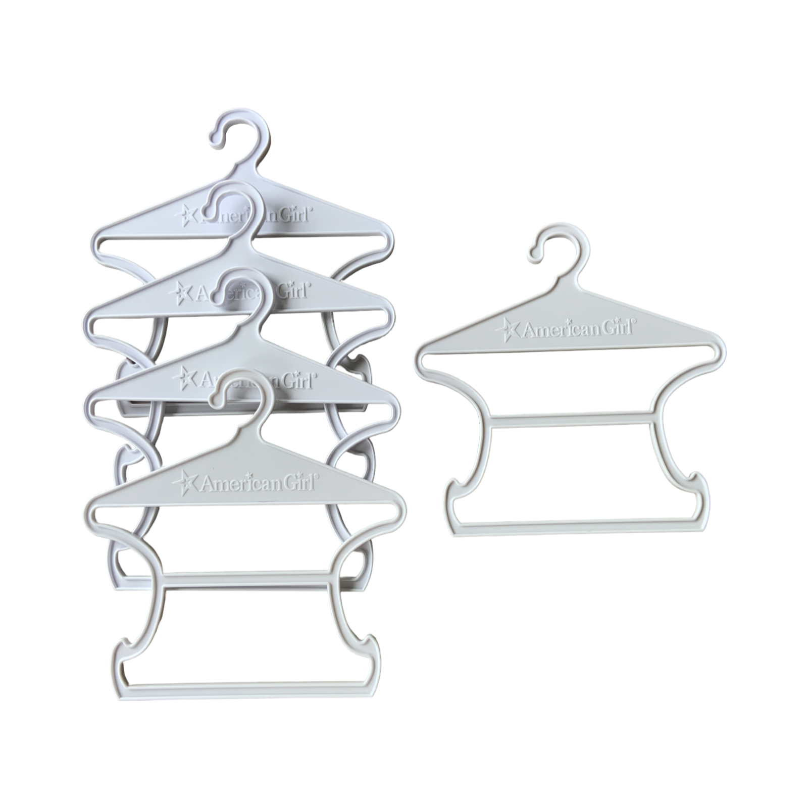 American Girl Hangers- Pack of 5
