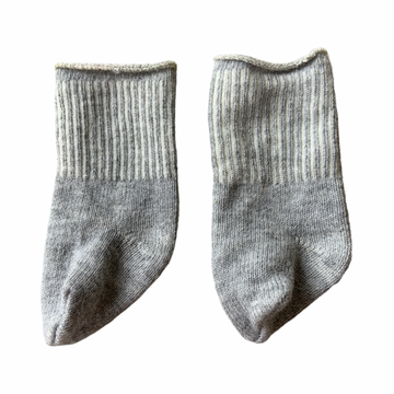 American Girl Blue 18” Doll Socks Grey