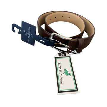 Properly Tied Leather Youth Belt | Brown Leather