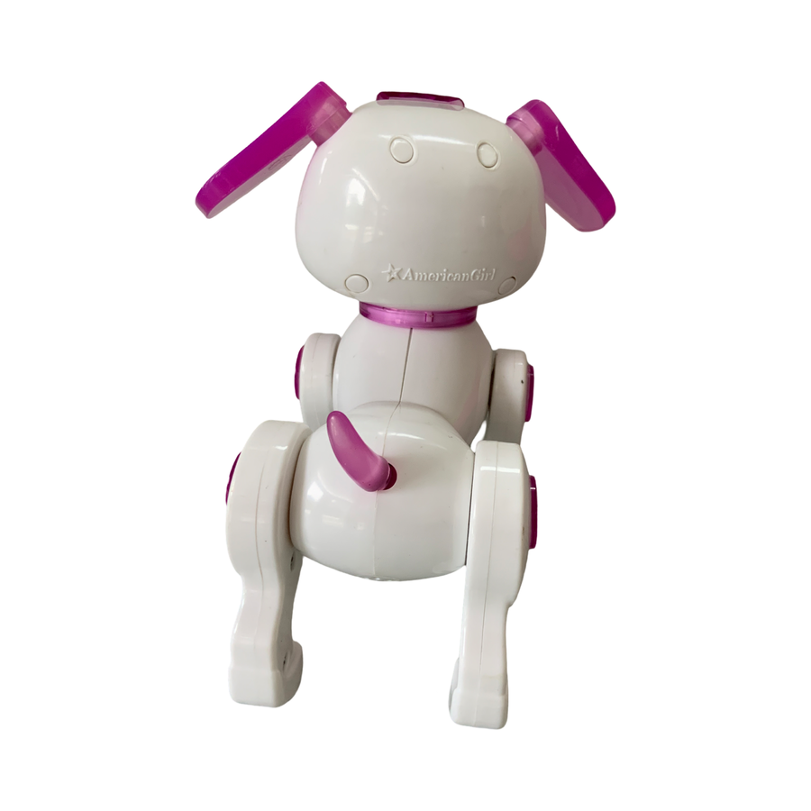 American Girl Luciana s Vega Robot Dog with Galaxy Pet Bed