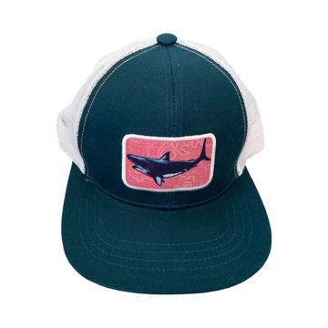 Properly Tied Trucker Youth Hat |Navy Shark