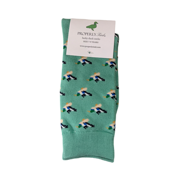 Properly Tied Lucky Duck Socks | Breaking Wate