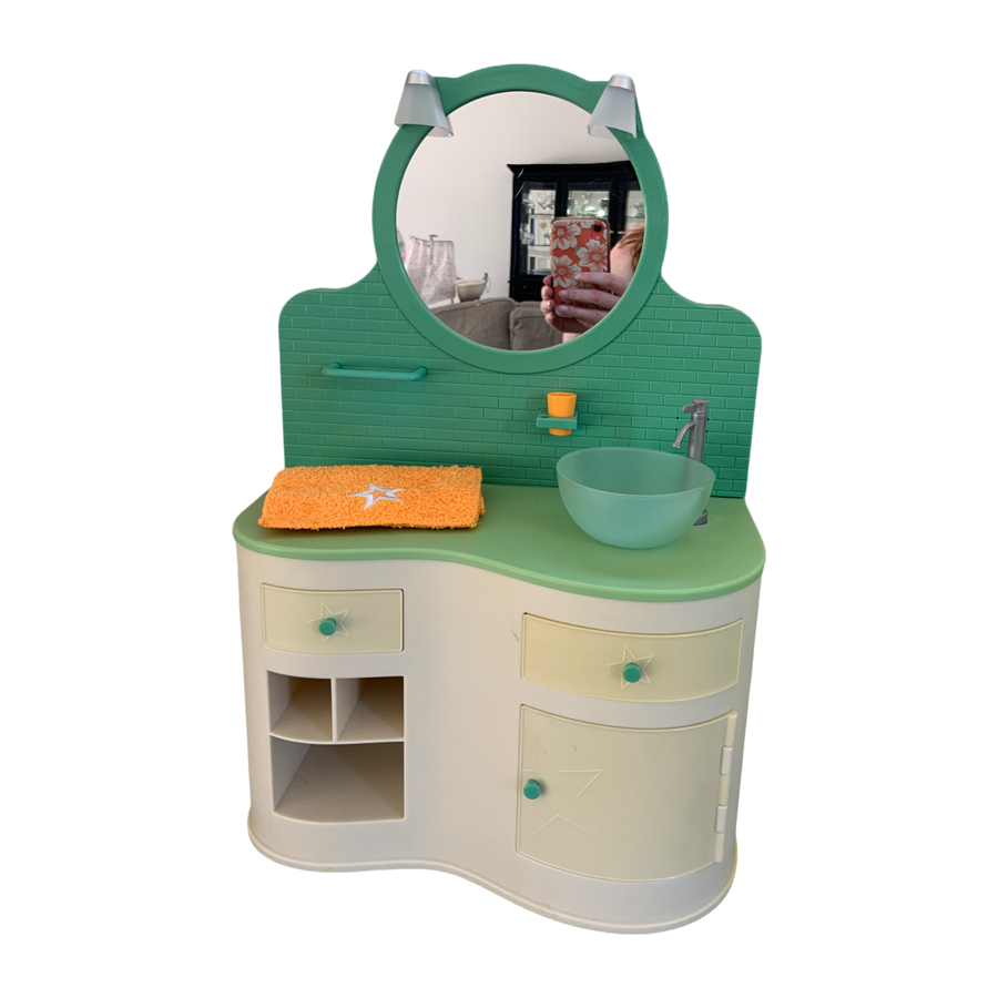 American Girl Bathroom Vanity-LOCAL PICK UP ONLLY