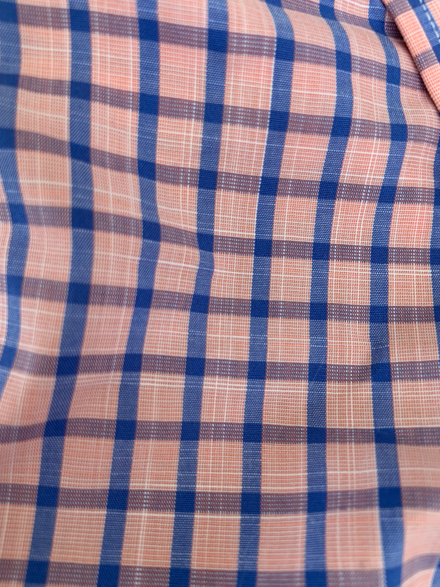 Properly Tied Boys Sportshirt Salmon Check