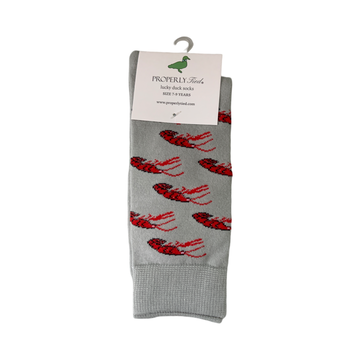 Properly Tied Lucky Duck Socks | Crawfish