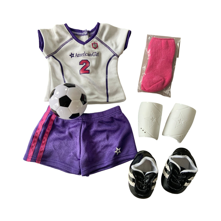 American Girl 18 Doll Soccer Outfit