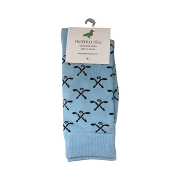 Properly Tied Lucky Duck Socks | Golfing