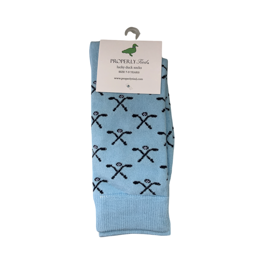 Properly Tied Lucky Duck Socks | Golfing