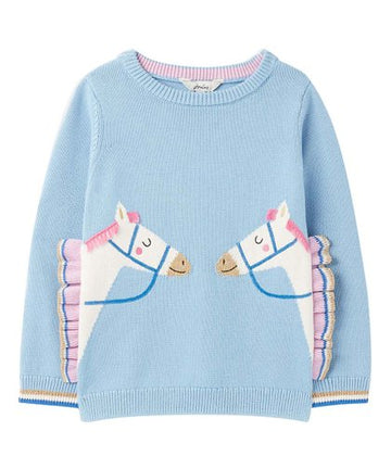 Joules | Blue Horse Geegee Crewneck Sweater