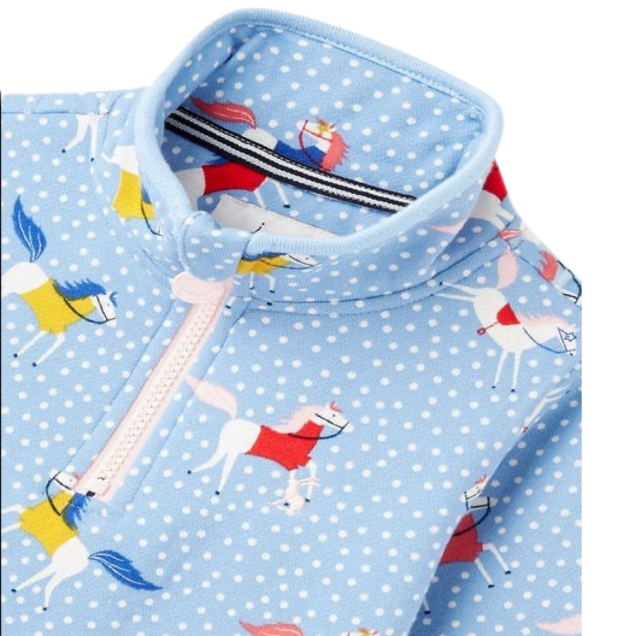 Joules fairdale half zip discount sweatshirt