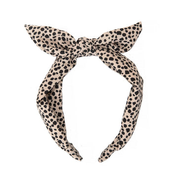 Lily Leopard  Tie Headband