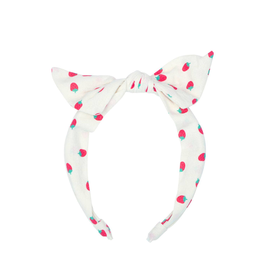 Strawberry Tie Headband