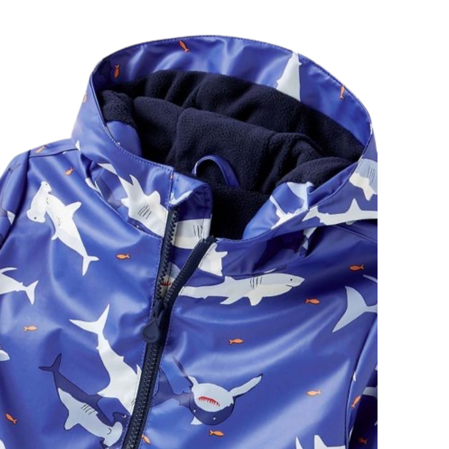 Joules Skipper Raincoat Blue Shark