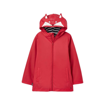 Joules | Red Fox Riverside Character Fleece-Lined Raincoat