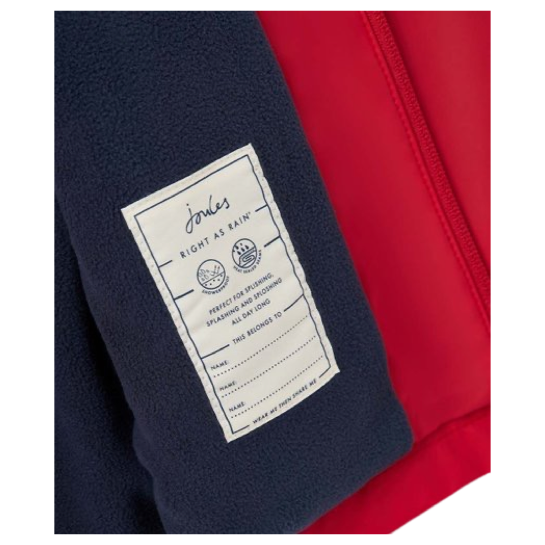 Joules fashion red raincoat