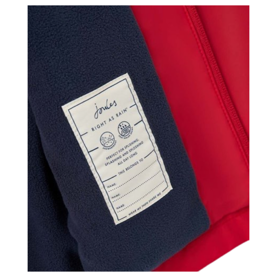 Joules | Red Fox Riverside Character Fleece-Lined Raincoat